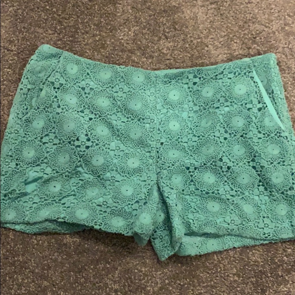 High waisted shorts